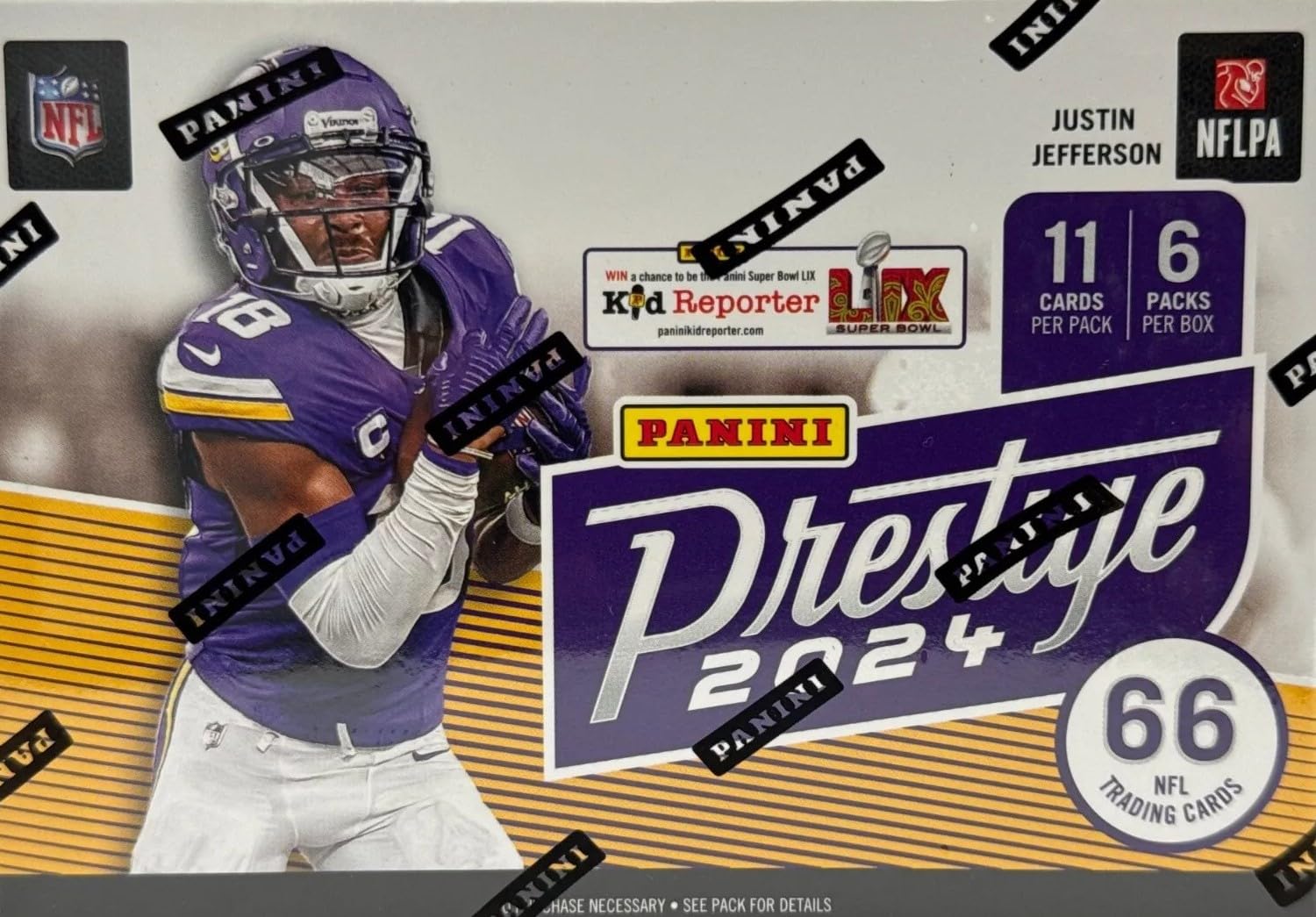 Foto 4 pulgar | Tarjeta Coleccionable Blaster Box Panini Prestige Football 2024 - Venta Internacional.