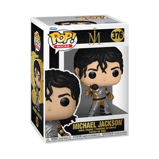 Foto 1 | Figura Funko Pop! Rocks Michael Jackson, 10,5 Cm, Color Metálico - Venta Internacional.