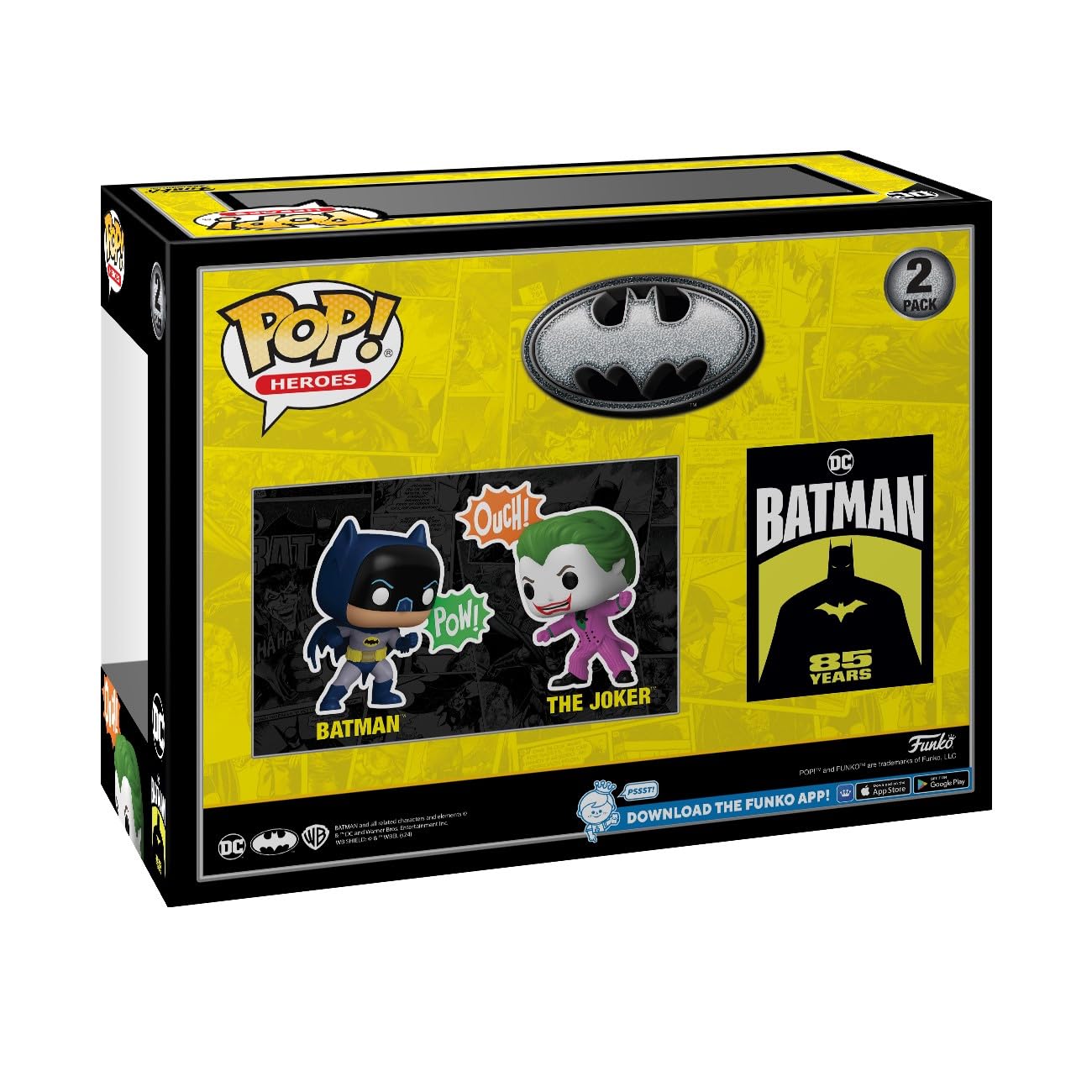 Foto 4 pulgar | Figura De Acción Funko Pop! 85 Aniversario De Heroes Batman - Venta Internacional.