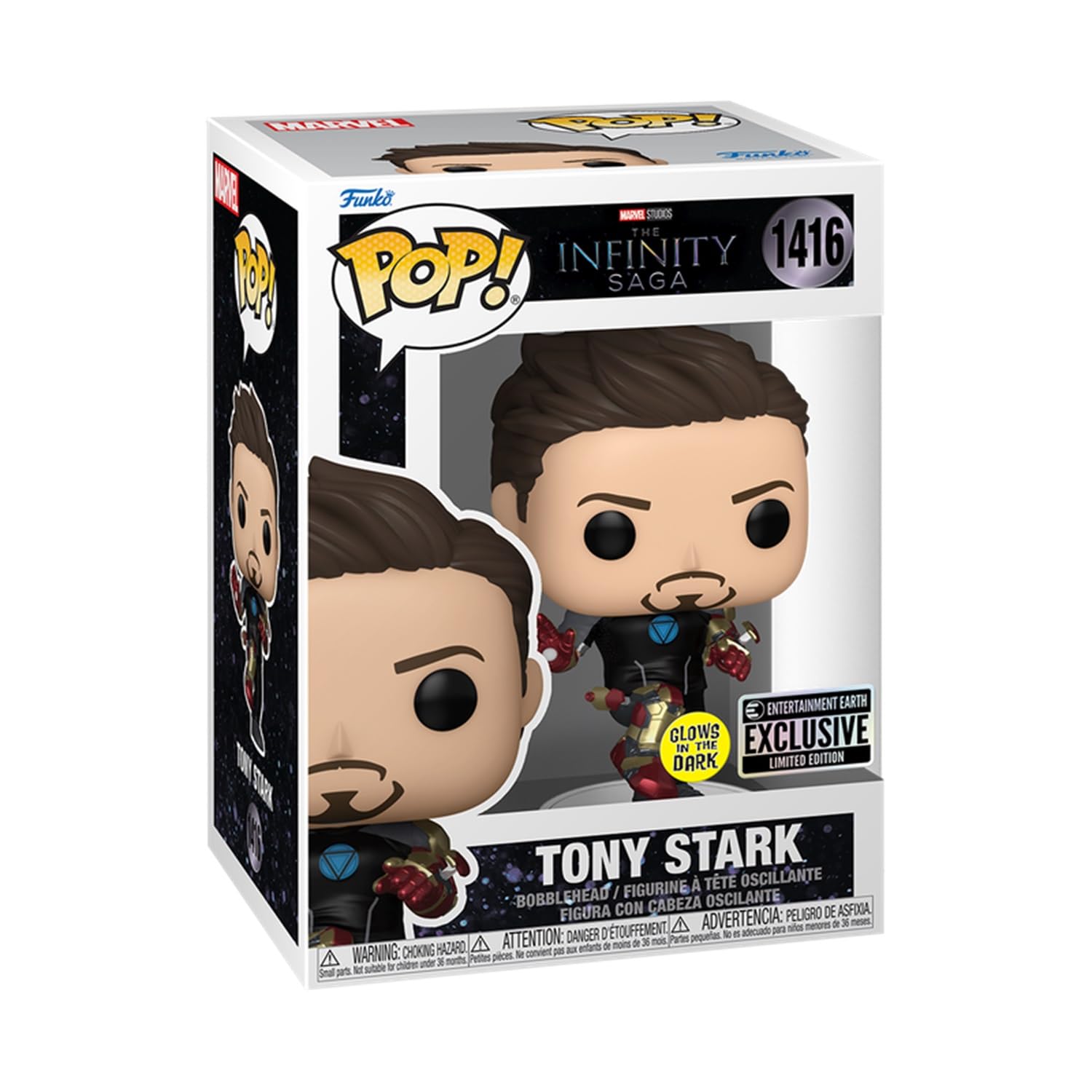 Foto 3 pulgar | Figura De Vinilo Funko Pop Iron Man 3 Tony Stark Suit-up #1416 - Venta Internacional.