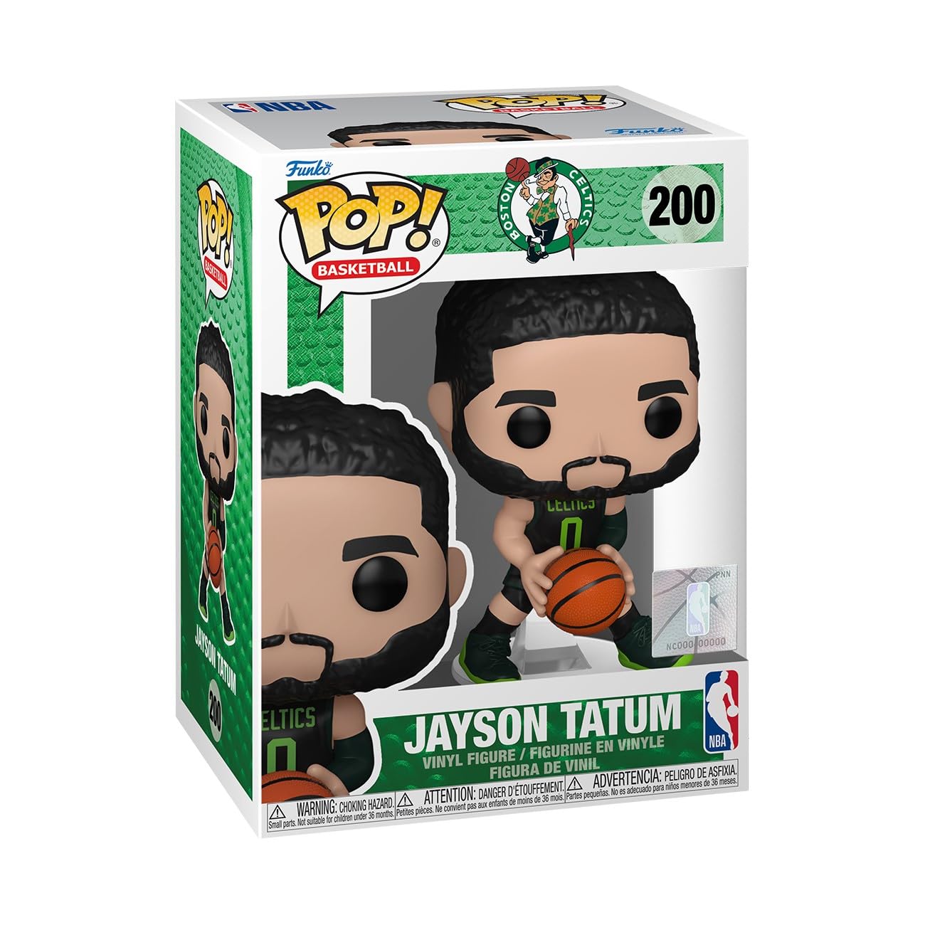 Foto 2 pulgar | Figura De Vinilo Funko Pop Nba Celtics Jayson Tatum 10cm - Venta Internacional.