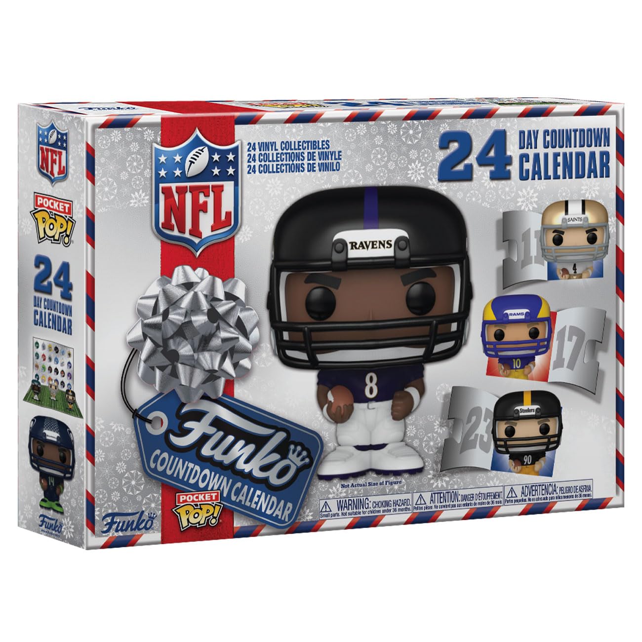 Foto 1 | Calendario De Adviento Funko 2024 Nfl 24 Días Con 24 Pocket Pops. - Venta Internacional.