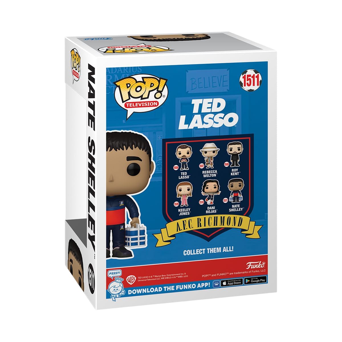 Foto 5 pulgar | ¡funko Pop! Tv: Ted Lasso - Nate Shelley Con Agua - Venta Internacional.