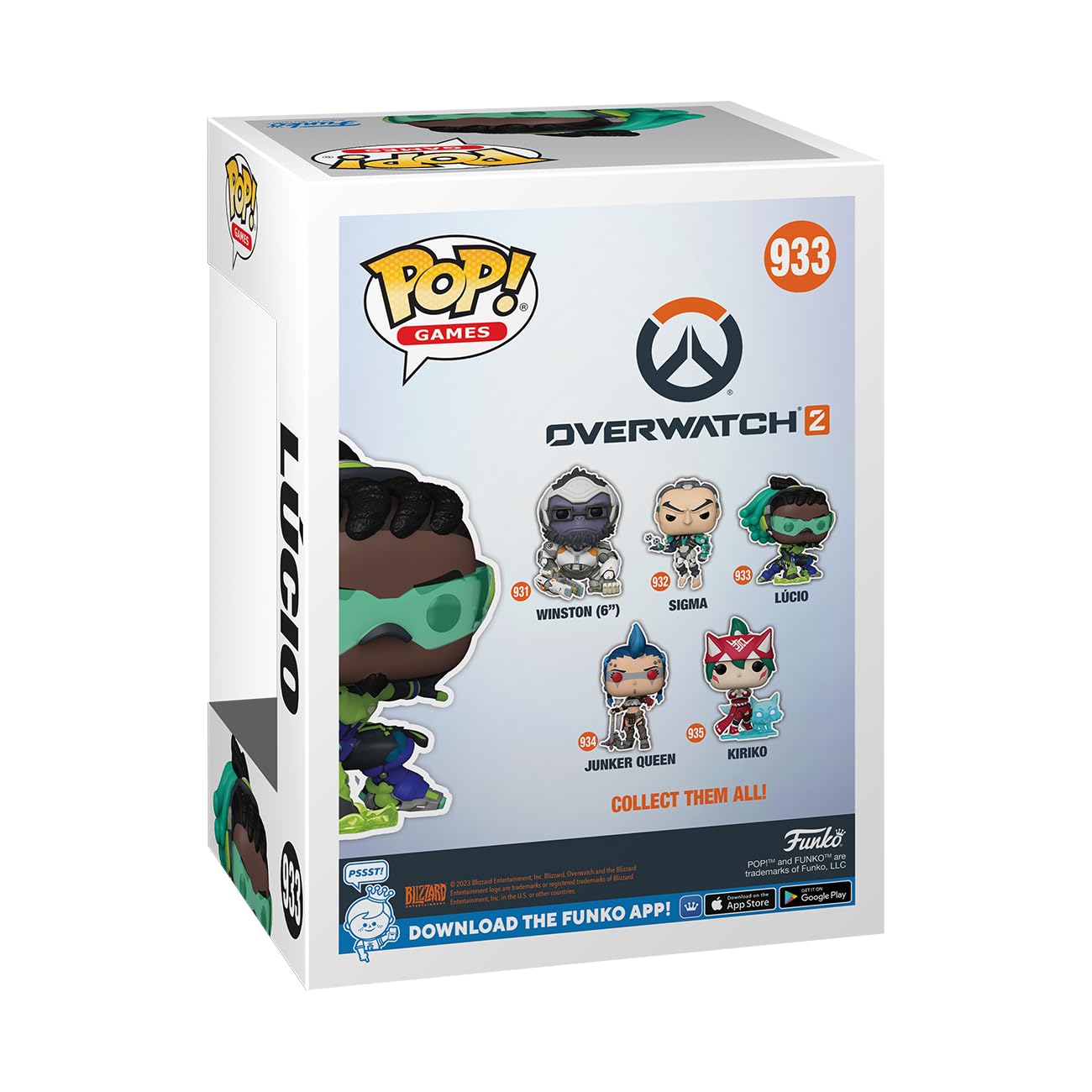 Foto 4 pulgar | Figura De Acción Funko Pop! Juegos Overwatch 2 Lúcio - Venta Internacional.