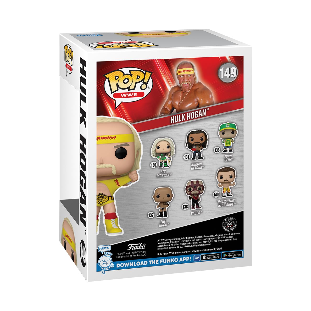 Foto 4 pulgar | Figura De Acción Funko Pop! Wwe Hulk Hogan Hulkamania Con Cinturón - Venta Internacional.