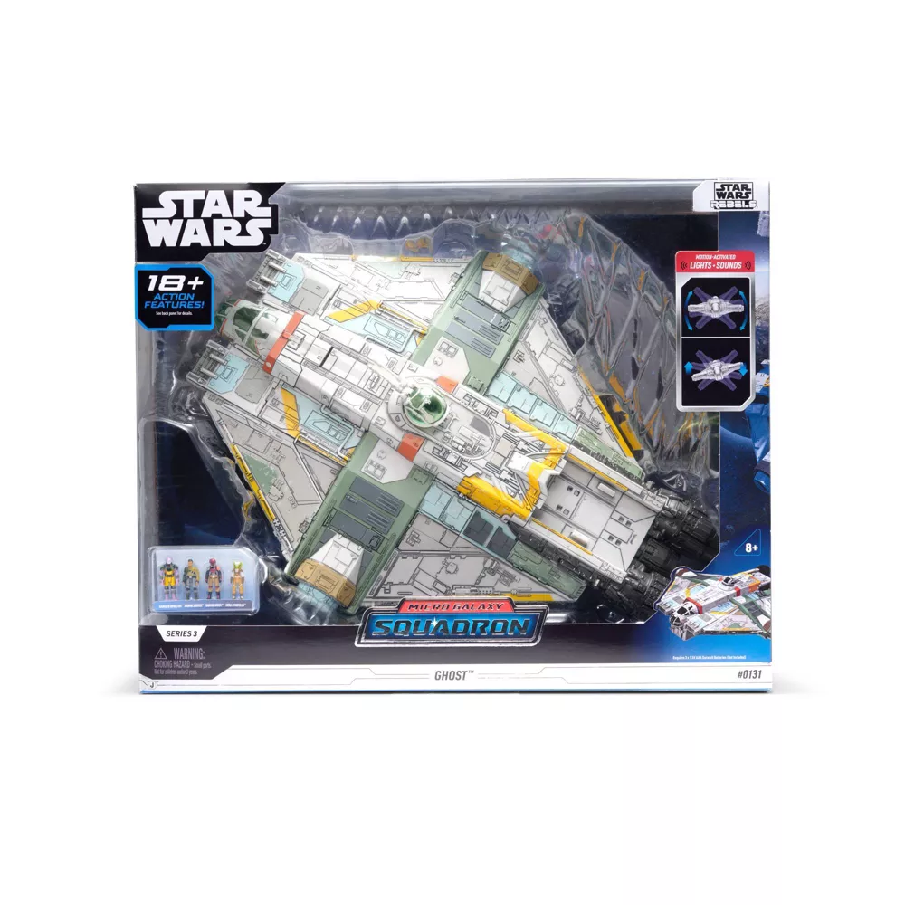 Foto 2 pulgar | Nave Star Wars Micro Galaxy Squadron Ghost Con Minifiguras