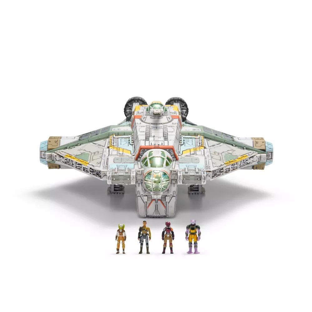 Foto 4 pulgar | Nave Star Wars Micro Galaxy Squadron Ghost Con Minifiguras