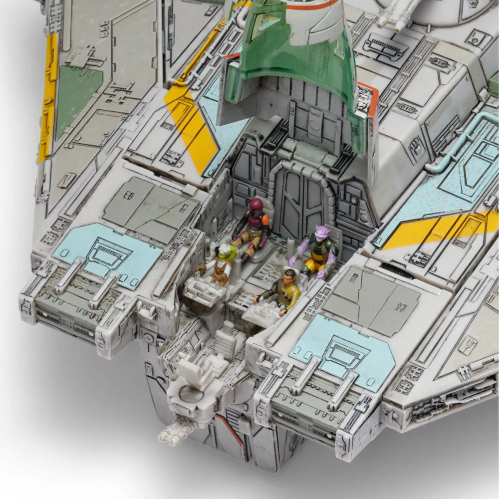 Foto 6 pulgar | Nave Star Wars Micro Galaxy Squadron Ghost Con Minifiguras