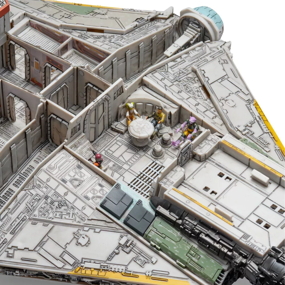 Foto 8 pulgar | Nave Star Wars Micro Galaxy Squadron Ghost Con Minifiguras