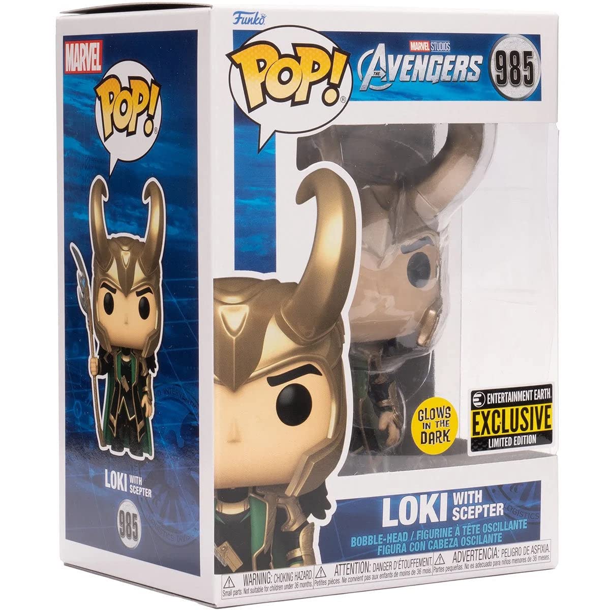 Foto 3 pulgar | ¡papá! Figura De Vinilo Funko Avengers Loki Con Cetro - Venta Internacional.
