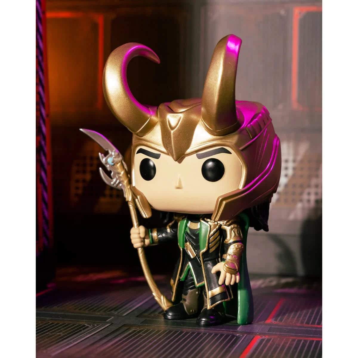 Foto 5 pulgar | ¡papá! Figura De Vinilo Funko Avengers Loki Con Cetro - Venta Internacional.