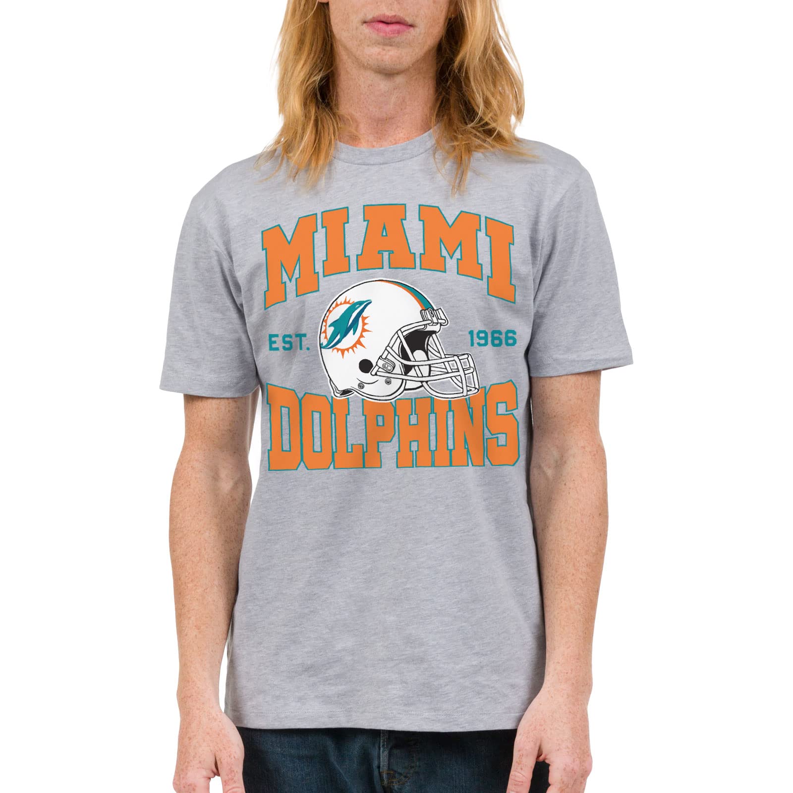 Foto 2 pulgar | Camiseta Junk Food Clothing X Nfl Miami Dolphins Unisex Xxl - Venta Internacional.
