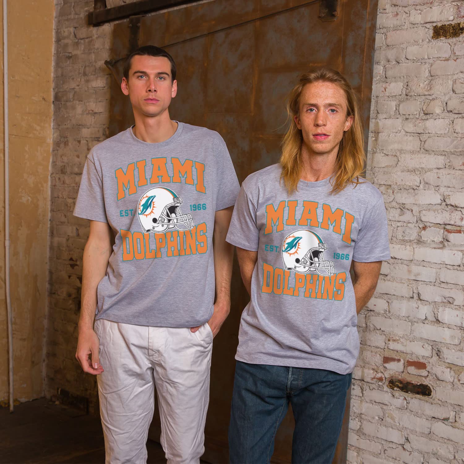 Foto 5 pulgar | Camiseta Junk Food Clothing X Nfl Miami Dolphins Unisex Xxl - Venta Internacional.