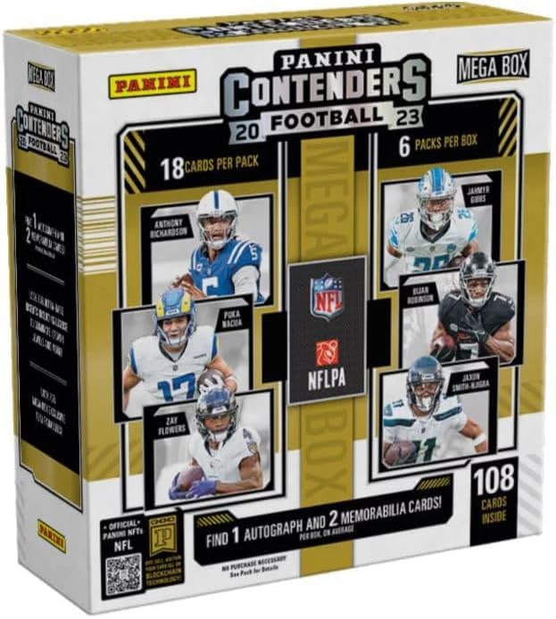 Foto 2 pulgar | Caja De Cartas Coleccionables Panini 2023 Contenders Football Mega - Venta Internacional.
