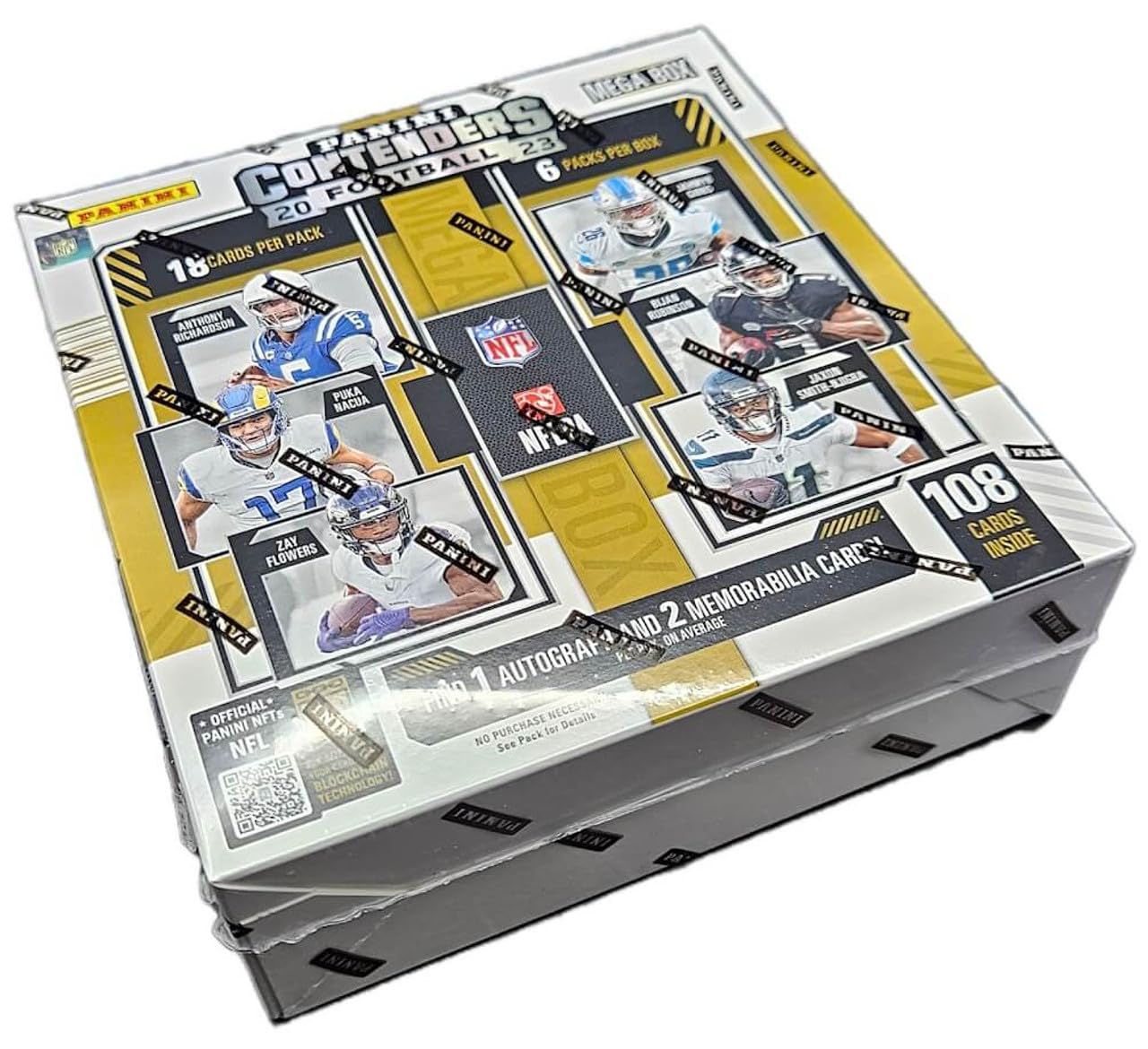Foto 3 pulgar | Caja De Cartas Coleccionables Panini 2023 Contenders Football Mega - Venta Internacional.