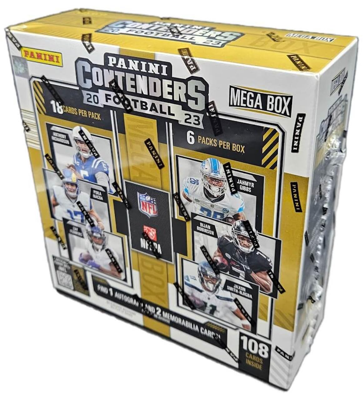 Foto 3 | Caja De Cartas Coleccionables Panini 2023 Contenders Football Mega - Venta Internacional.