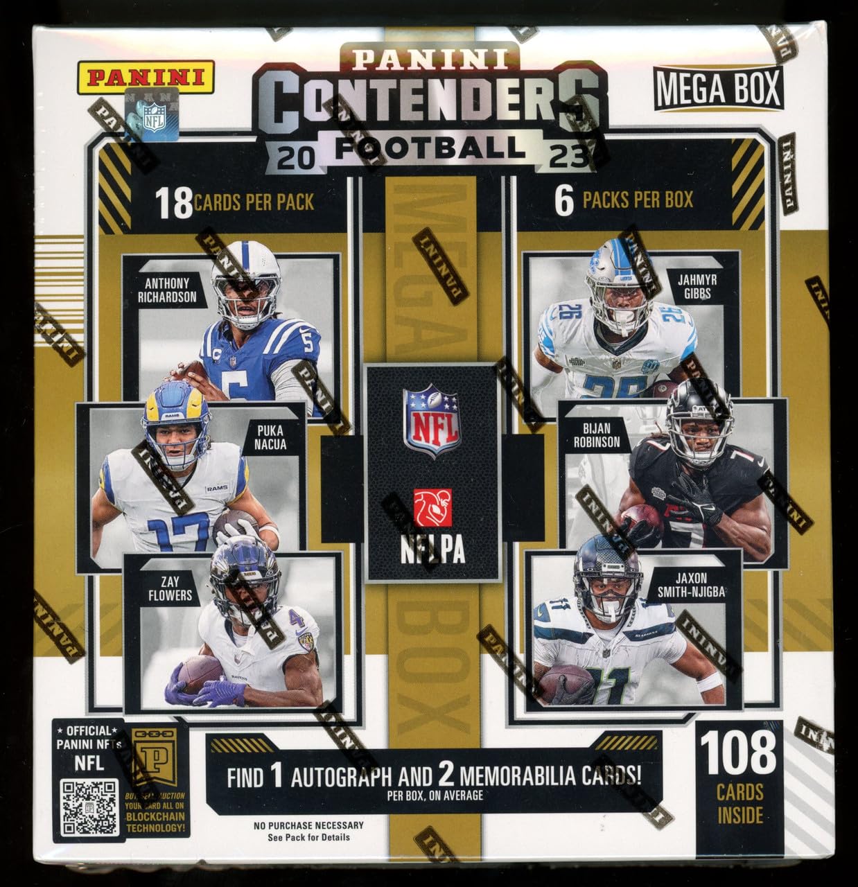 Foto 5 pulgar | Caja De Cartas Coleccionables Panini 2023 Contenders Football Mega - Venta Internacional.