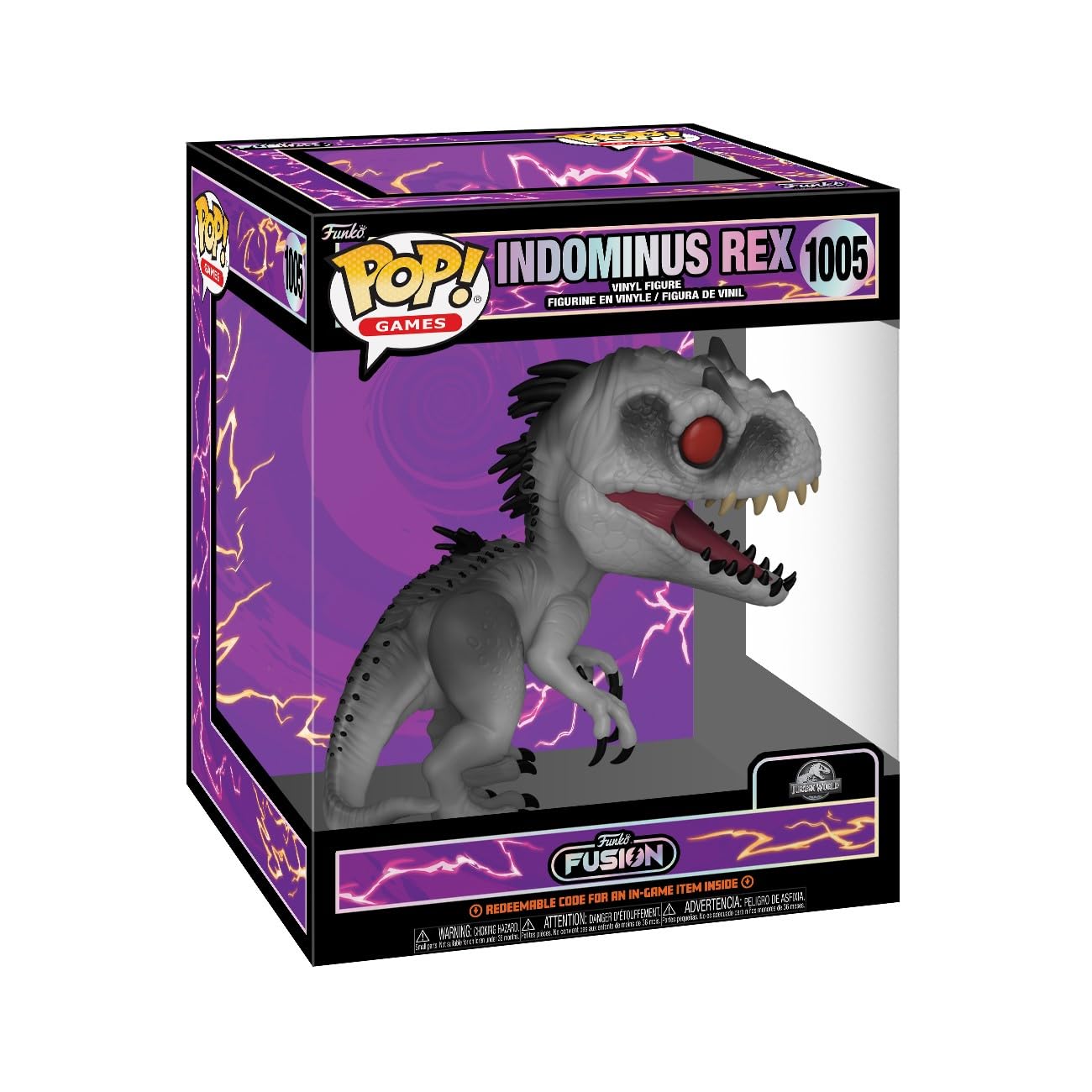 Foto 2 pulgar | Figura De Vinilo Coleccionable Funko Pop! Súper: Fusion Indominus Rex - Venta Internacional.
