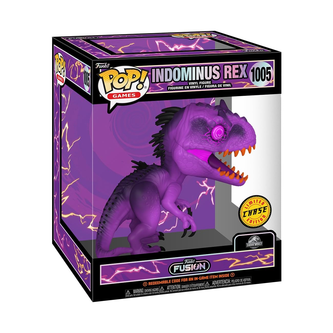 Foto 4 pulgar | Figura De Vinilo Coleccionable Funko Pop! Súper: Fusion Indominus Rex - Venta Internacional.