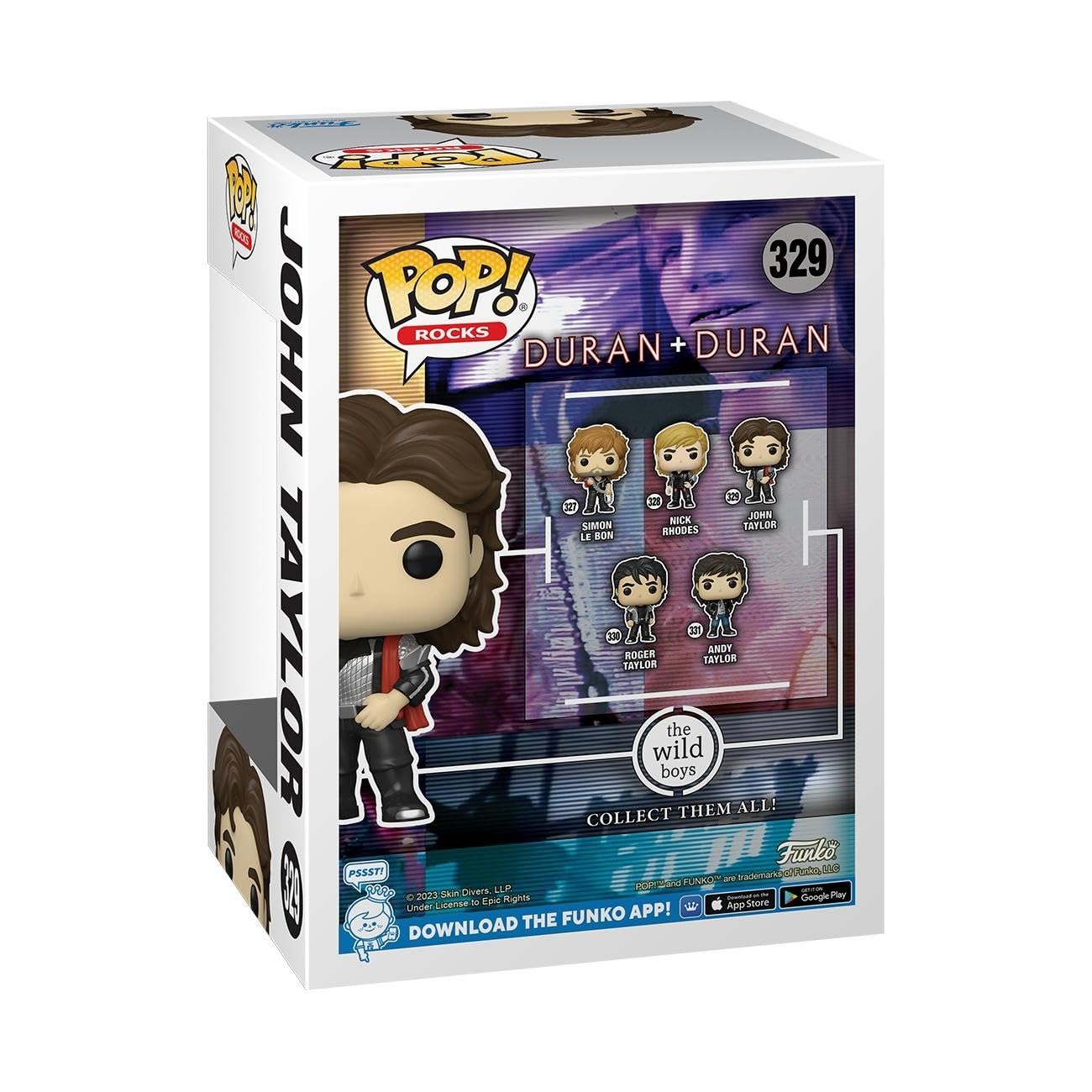 Foto 4 pulgar | Figura Funko Pop! ¡rockea A Duran, Wild Boys, John Taylor! - Venta Internacional.