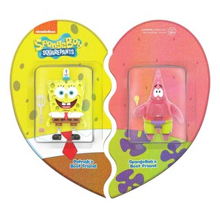 Foto 1 | Super7 Reaction: Bob Esponja - Bob Esponja Y Patricio 2 Pack Sdcc 2022 Exclusivo