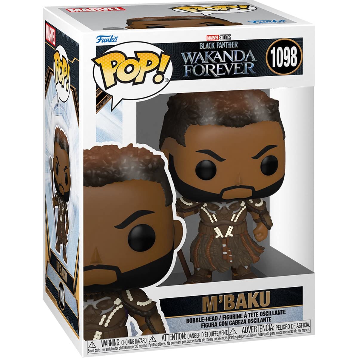 Foto 4 pulgar | Figura De Vinilo Funko Pop Marvel Black Panther Wakanda M'baku - Venta Internacional.