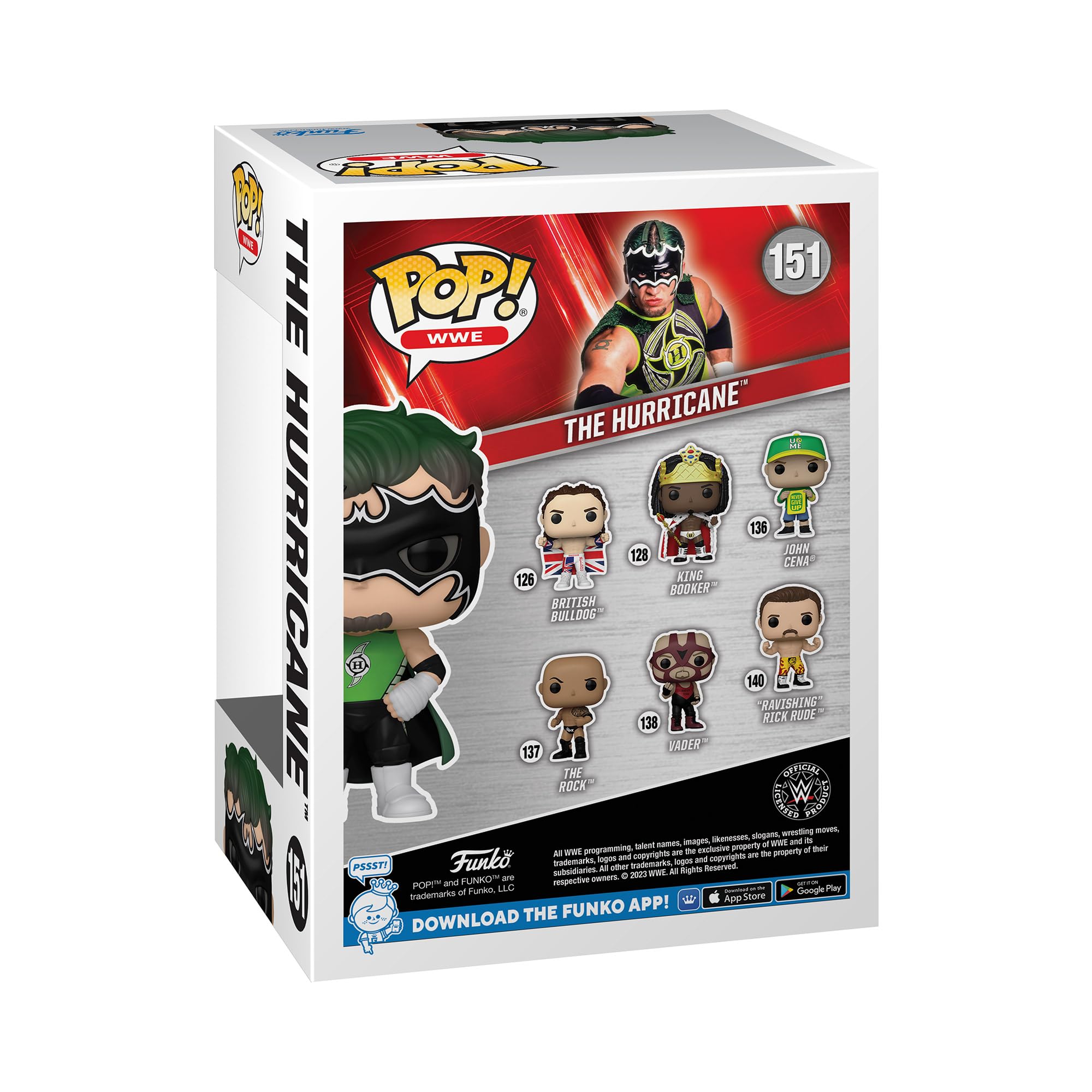 Foto 3 | Figura De Vinilo Funko Pop! Deportes: Wwe The Hurricane, 9,5 Cm - Venta Internacional.