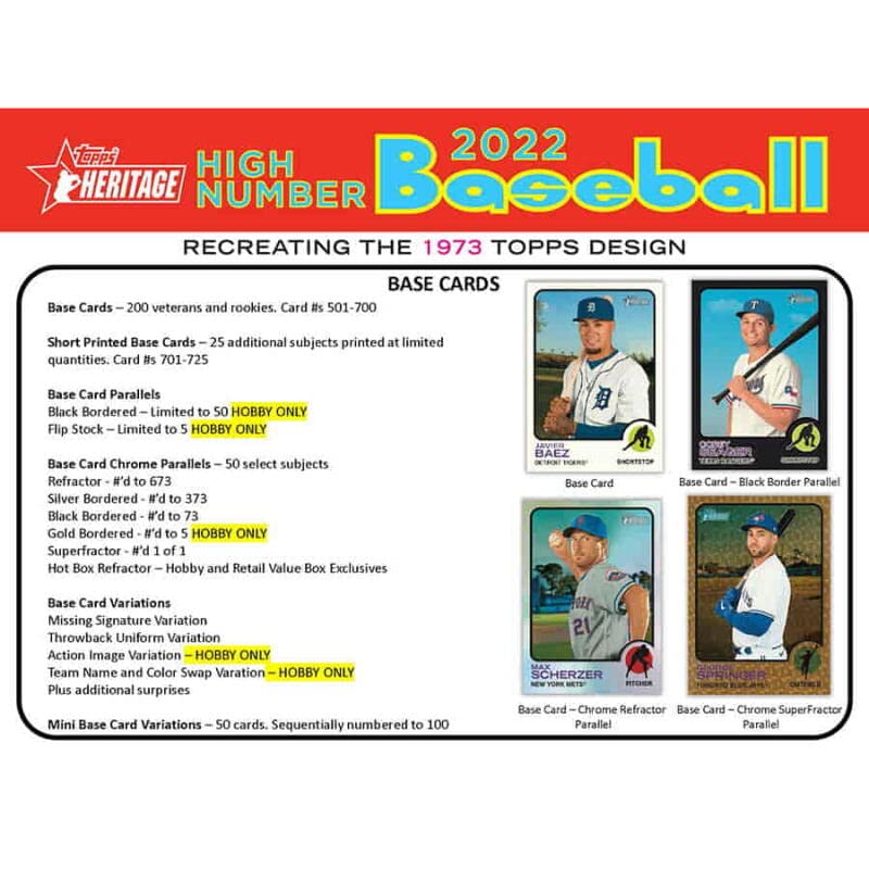 Foto 4 pulgar | Caja Coleccionable Topps Heritage High Number 2022 Hobby Box - Venta Internacional.