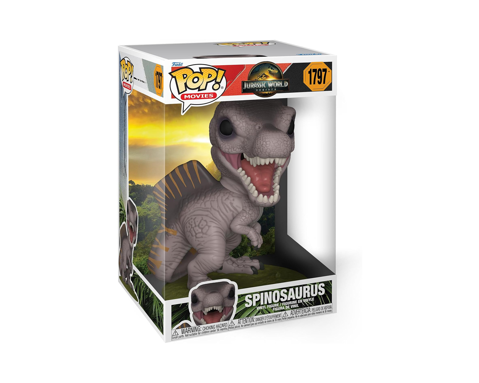 Foto 3 pulgar | Funko Pop Jumbo Jurassic World Rebirth - Spinosaurus 1797