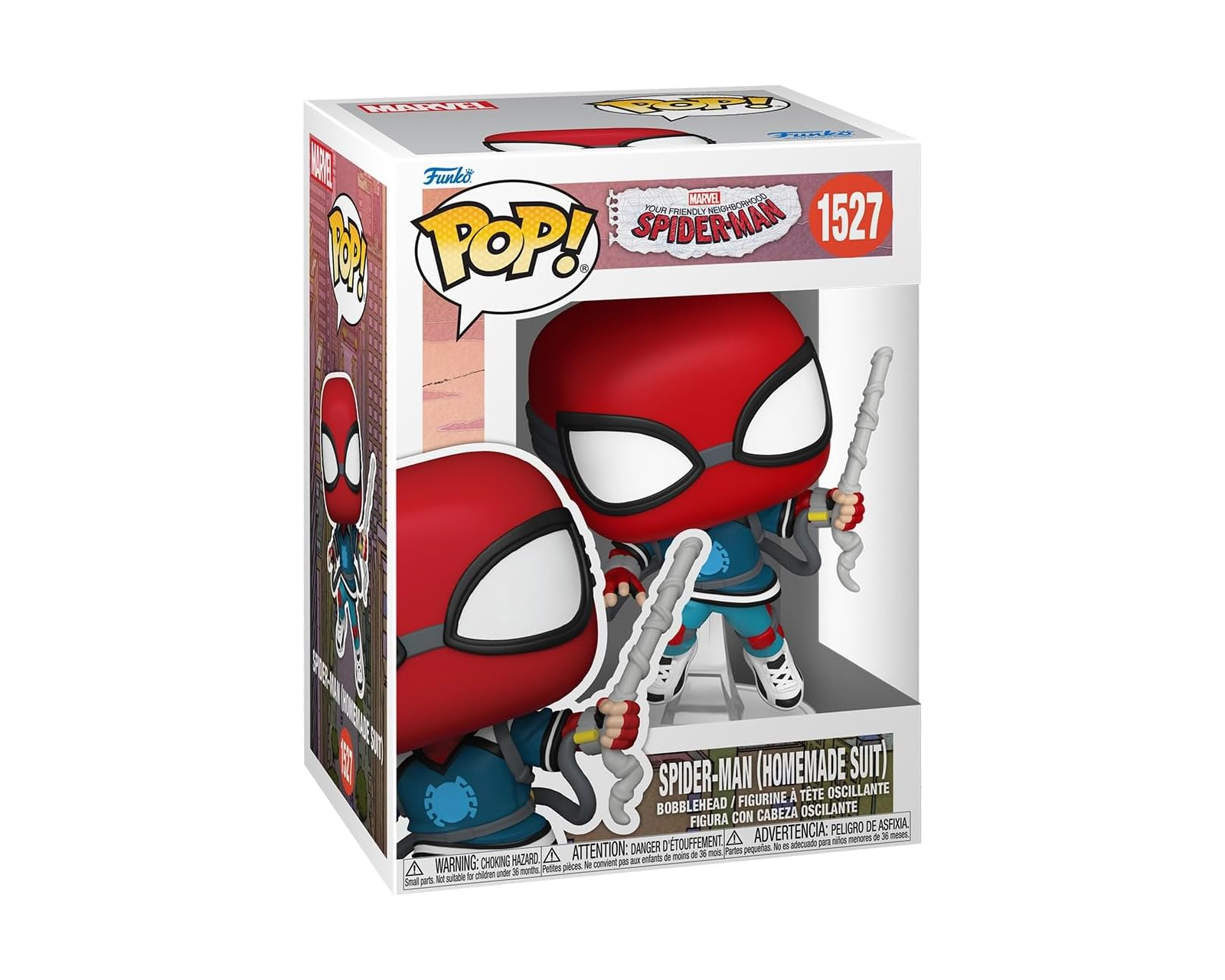 Foto 3 pulgar | Funko Pop Neighborhood Spider-man (homemade Suit) 1527