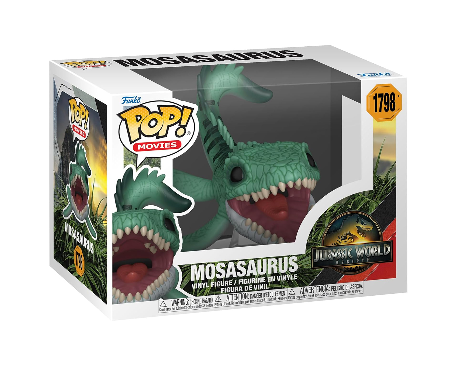 Foto 3 pulgar | Funko Pop Jurassic World Rebirth Mosasaurus 1798