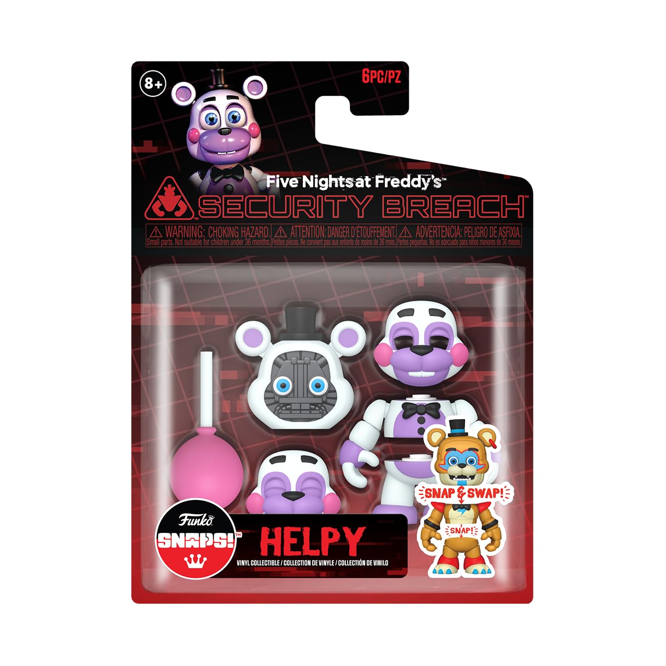 Foto 2 pulgar | Set De Juego Funko Snaps! ¡cinco Noches En Freddy's Helpy - Venta Internacional.