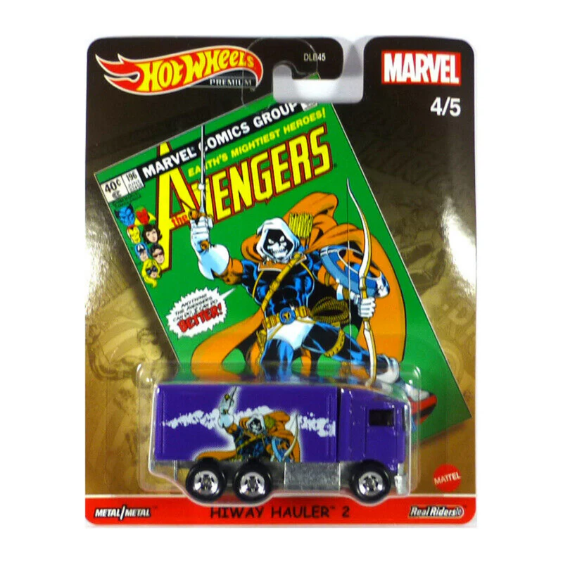 Foto 1 | Hot Wheels Premium Marvel The Avengers Hiway Hauler 2 Dlb45
