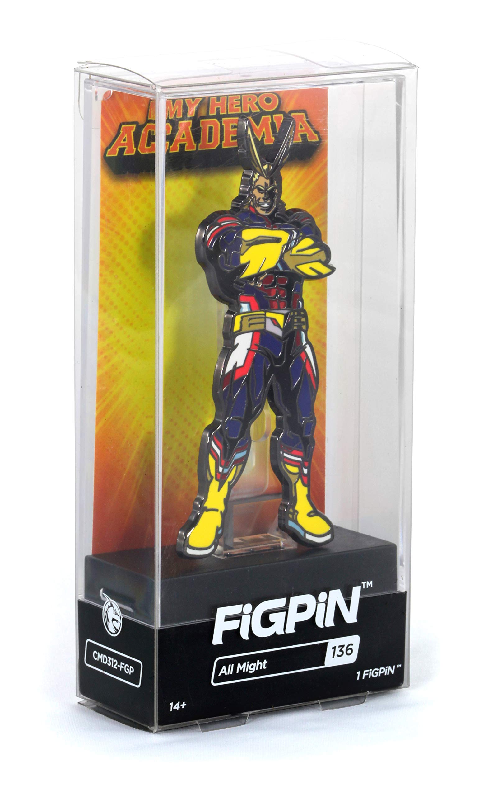 Foto 5 pulgar | Pin Coleccionable Figpin My Hero Academia All Might - Venta Internacional.