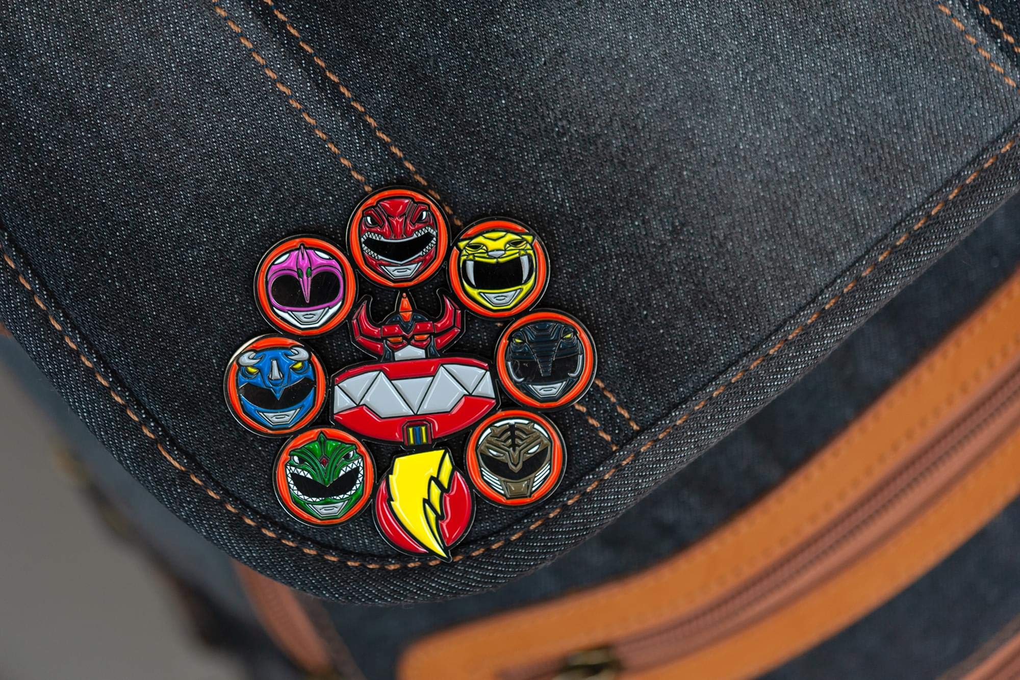Foto 6 pulgar | Alfiler Esmaltado Toynk Mighty Morphin Power Rangers Sdcc 2020 - Venta Internacional.