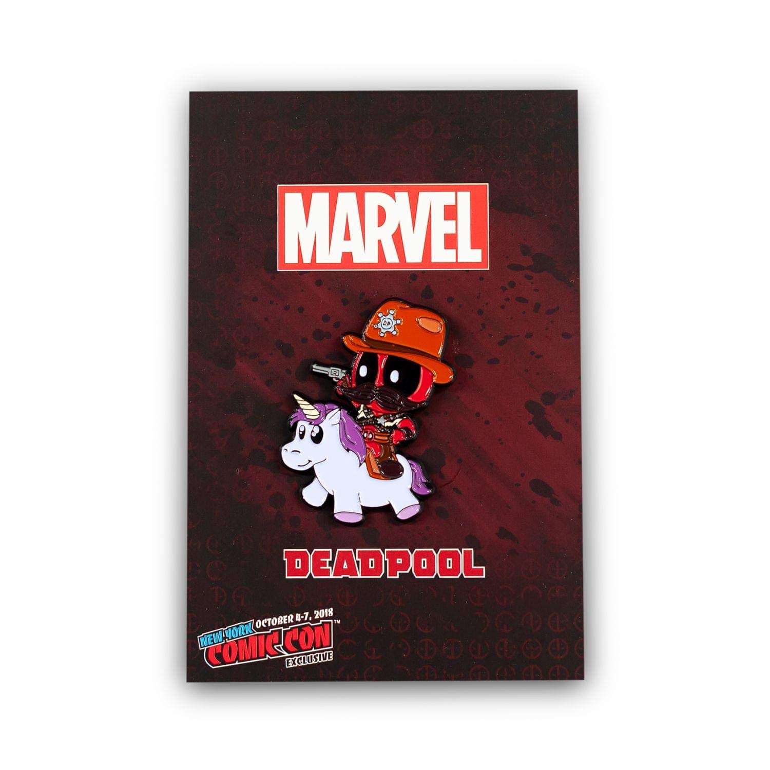 Foto 1 | Pin De Coleccionista Marvel Deadpool Sheriff Riding Unicorn - Venta Internacional.