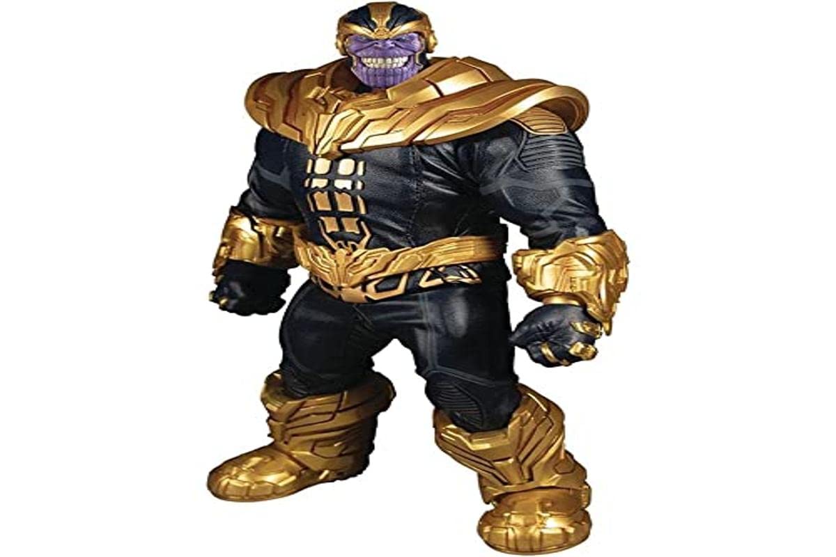 Foto 2 pulgar | Figura De Acción Mezco Toys Marvel Universe 1/12 Thanos 21 Cm - Venta Internacional.