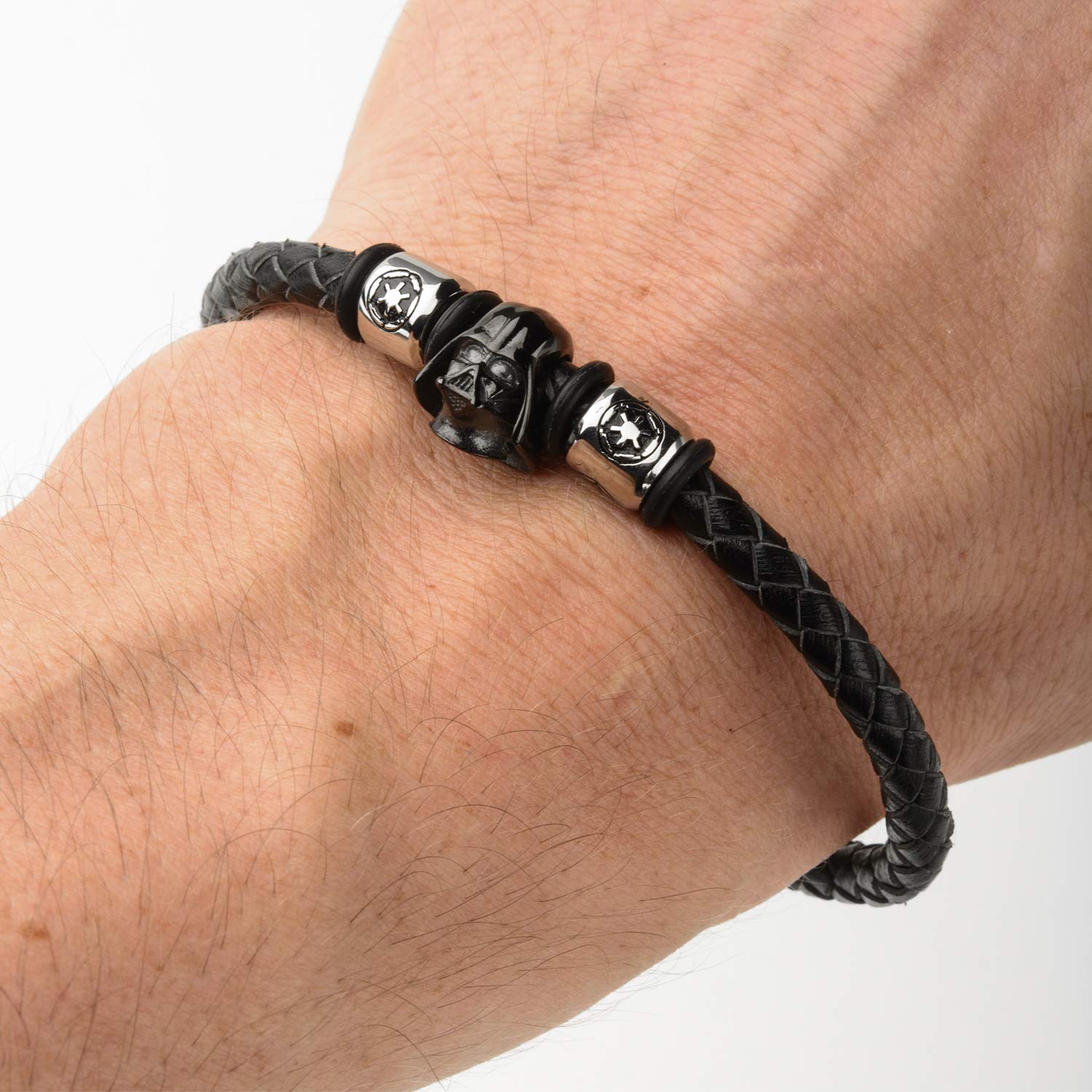 Foto 3 pulgar | Pulsera Star Wars Darth Vader De Acero Inoxidable Unisex - Venta Internacional.