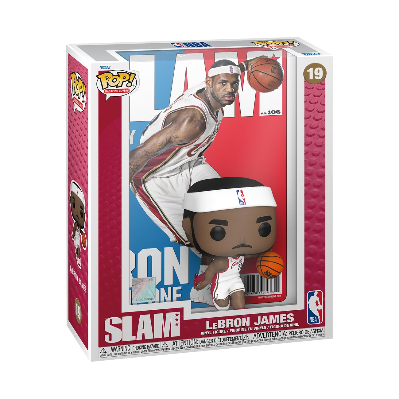 Foto 1 | Figura De Colección Funko Pop! Lebron James  De La Revista Nba Slam - Venta Internacional.