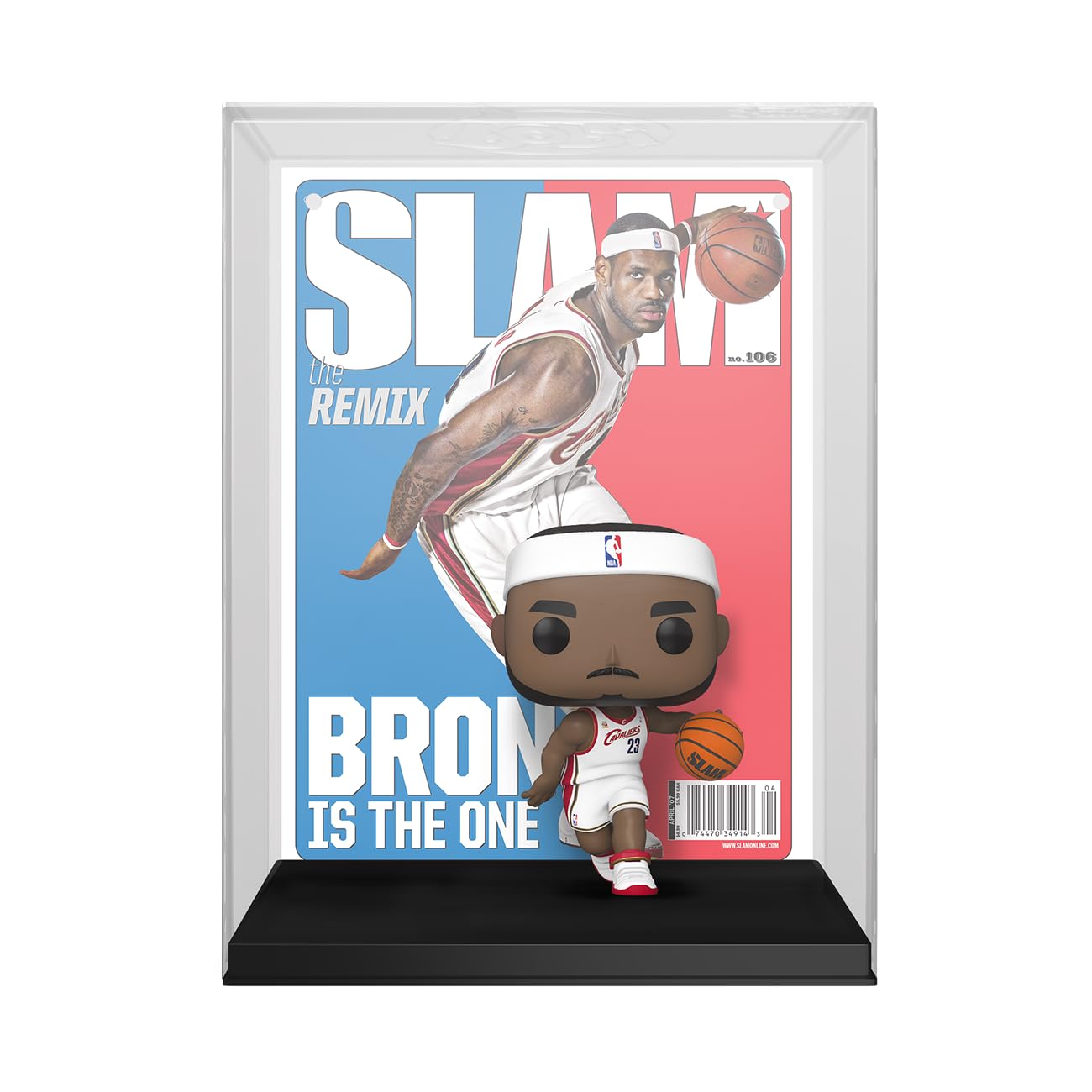 Foto 3 pulgar | Figura De Colección Funko Pop! Lebron James  De La Revista Nba Slam - Venta Internacional.