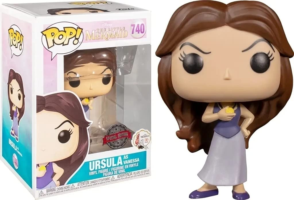 Venta Internacional- ¡funko Pop! La Sirenita Úrsula Como Vanessa Exclusiva Figura De Vinil