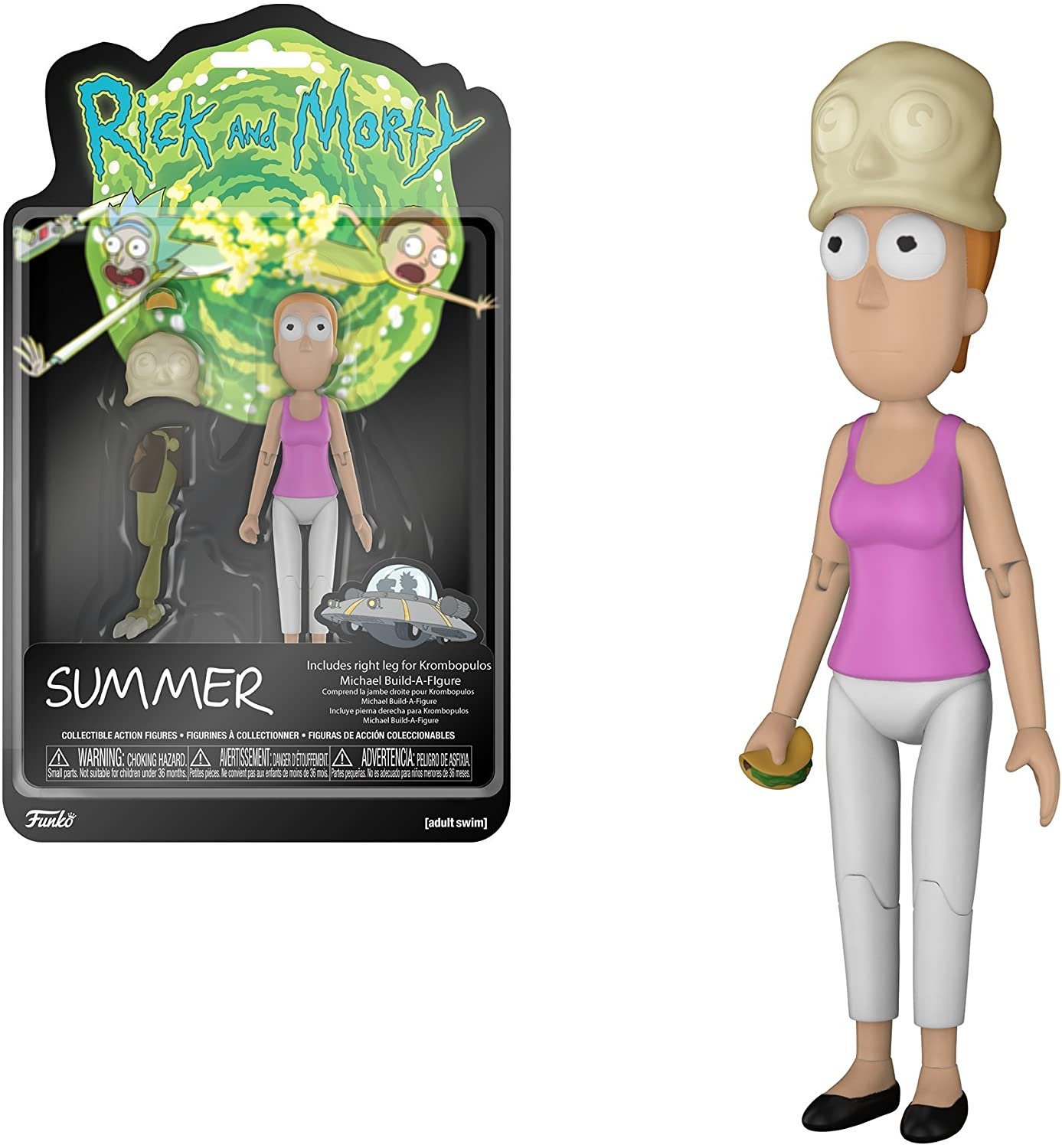 Foto 2 pulgar | Venta Internacional- Figura De Acción Funko: Rick & Morty Summer Con Weird Hat Figura Coleccionable, Multicolor