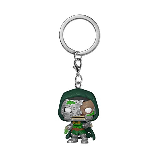 Foto 2 pulgar | Venta Internacional- ¡funko Pop! Llavero: Marvel Zombies - Dr. Doom Multicolor, 2 Pulgadas