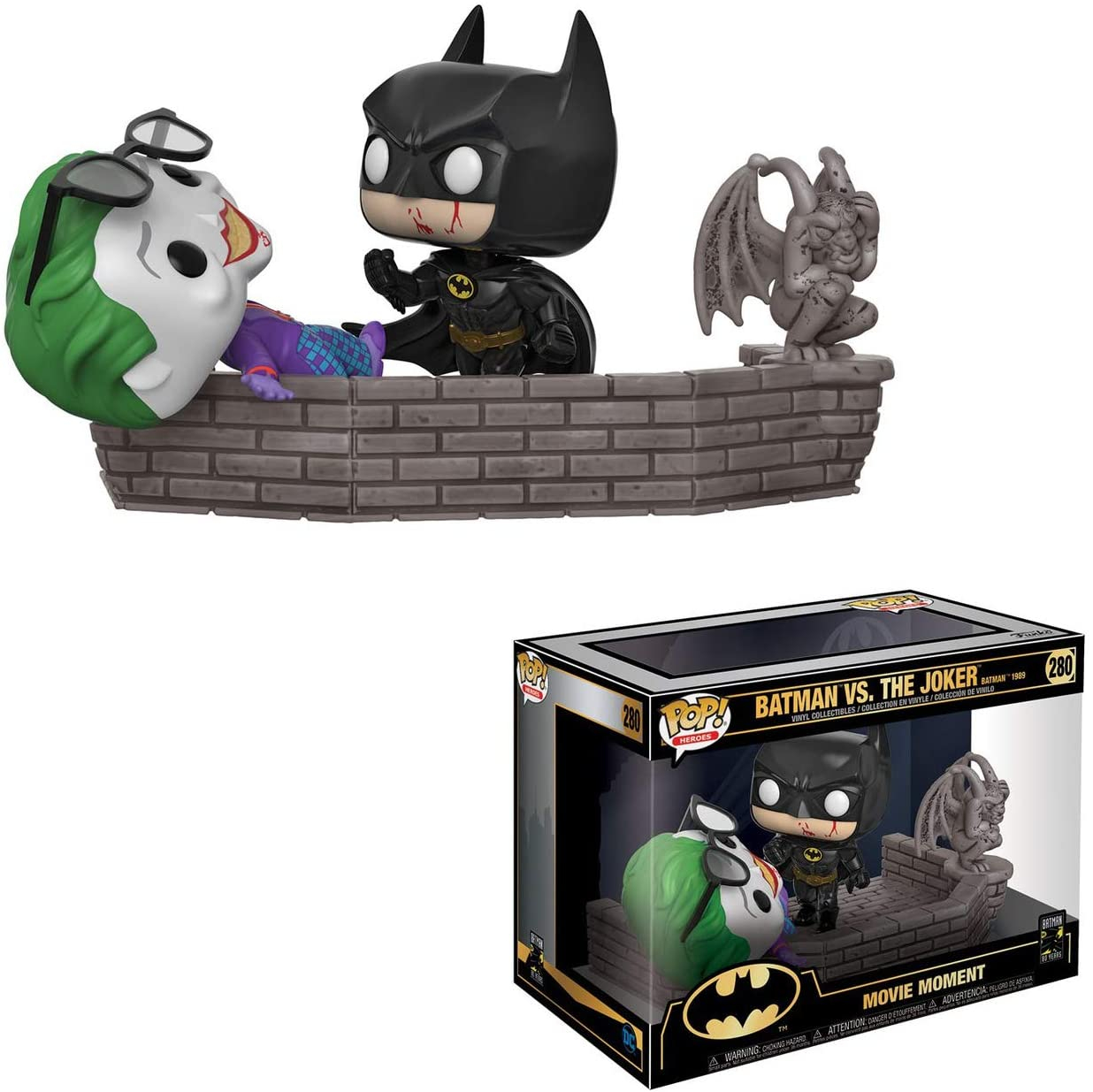 Venta Internacional- Funko Pop! Momento De La Película: Batman 80th - Batman &amp, Joker (1989), Multicolor