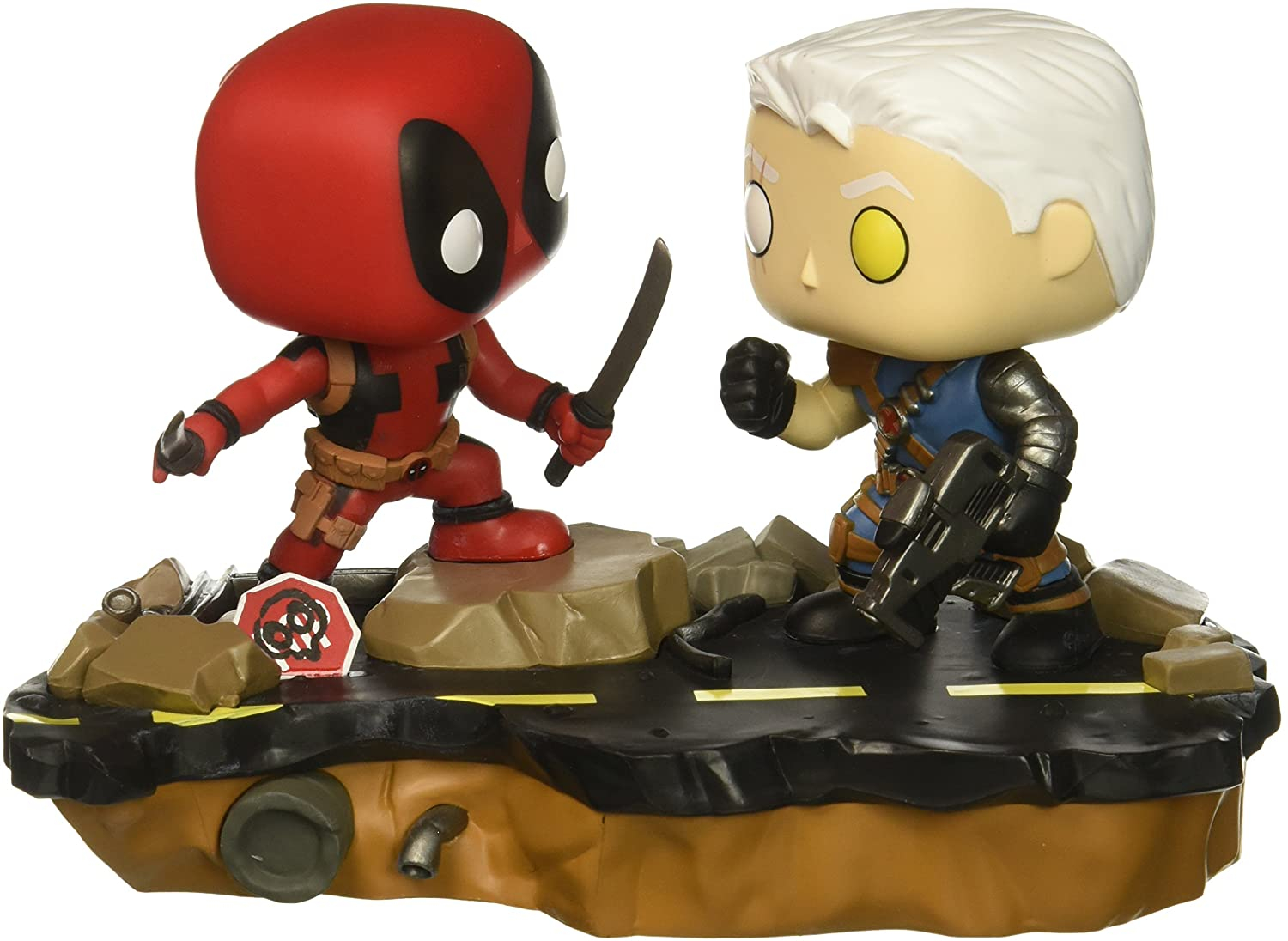 Foto 2 pulgar | Venta Internacional- Funko Pop Marvel: Momentos-cómic Deadpool Vs. Figura Cable Coleccionable, Multicolor