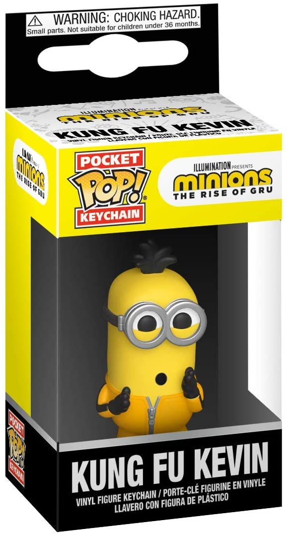 Foto 2 pulgar | Venta Internacional- ¡funko Pop! Llavero: Minions 2 - Kung Fu Kevin, Multicolor, 2 Pulgadas