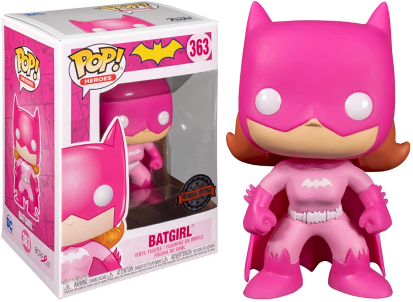 Foto 2 pulgar | Venta Internacional- ¡funko Pop! Heroes #363 - Batgirl [pink Cancer Awareness] Exclusivo