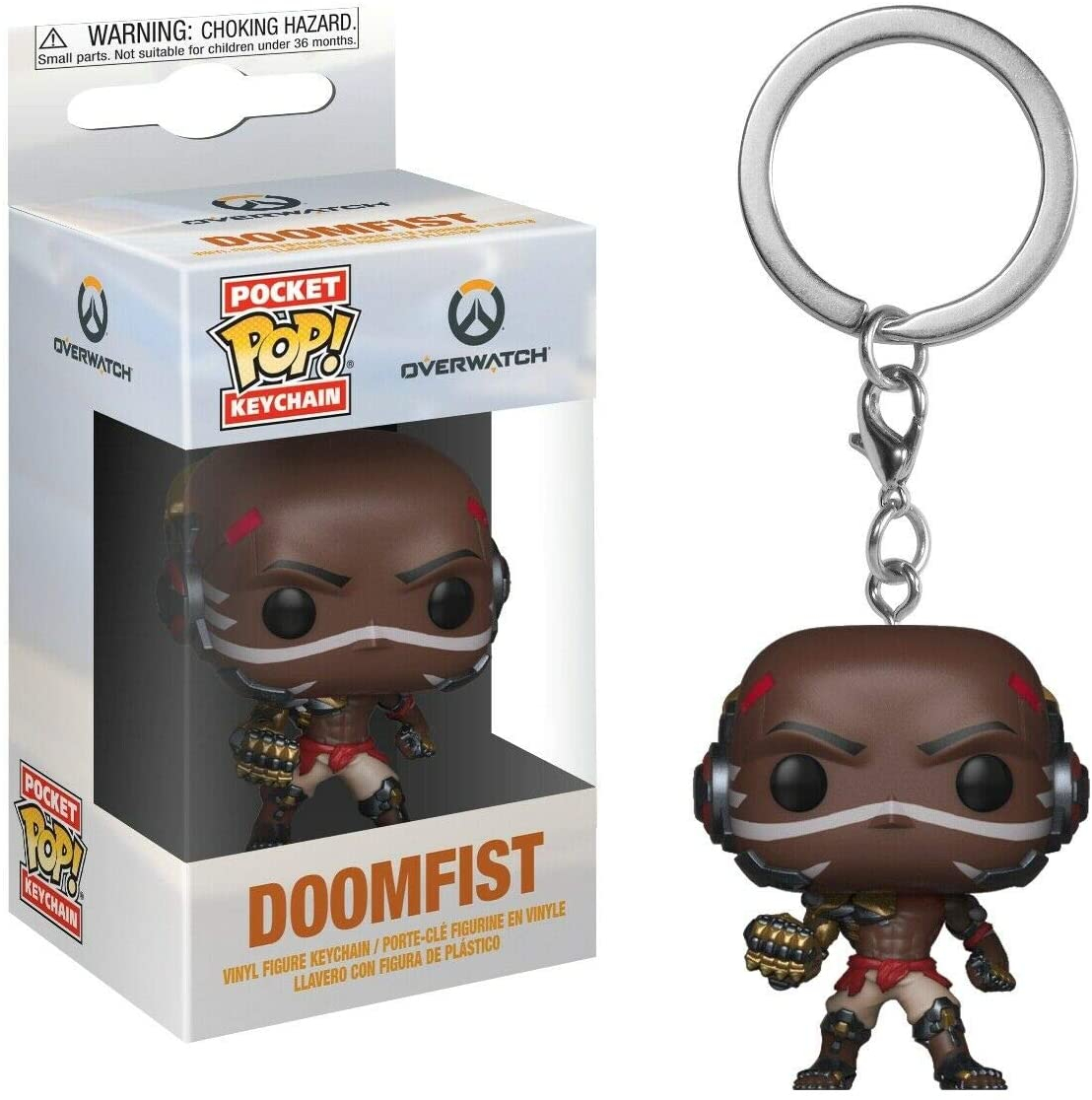 Foto 2 pulgar | Venta Internacional- ¡funko Pop! Llavero: Overwatch - Doomfist, Multicolor, Talla Única