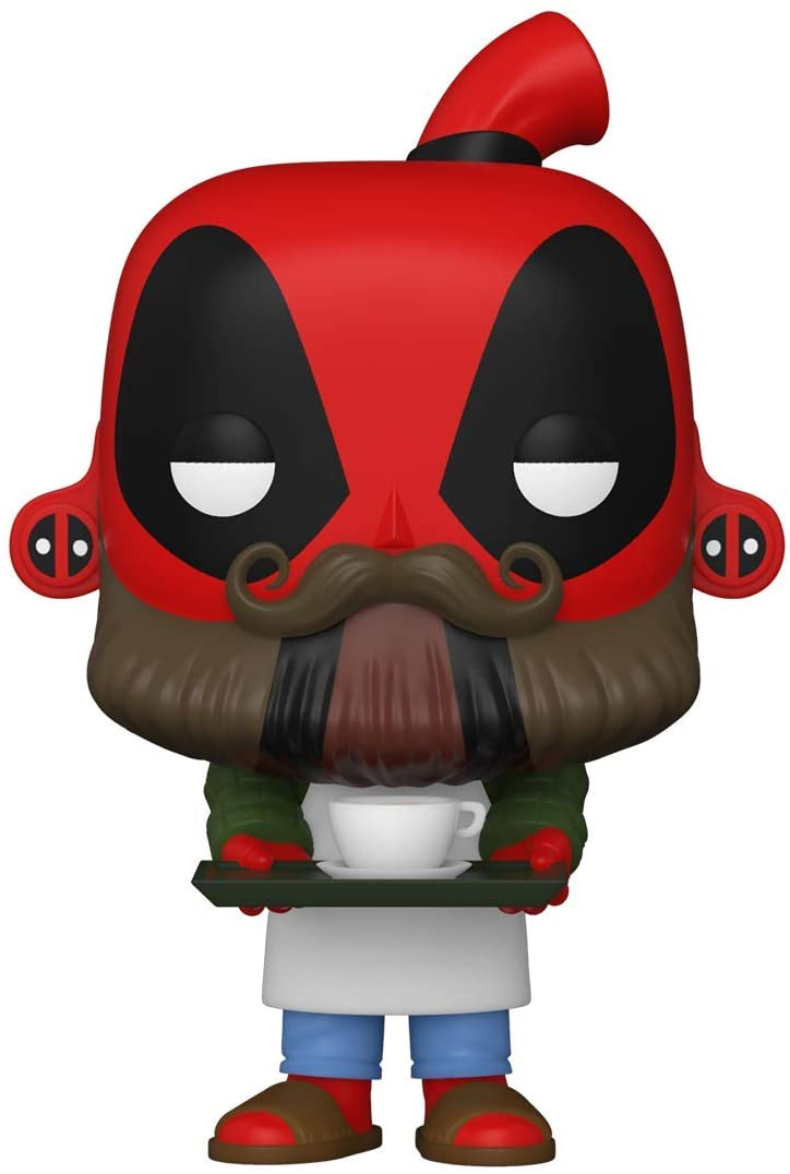 Foto 2 pulgar | Venta Internacional- Pop Funko! Marvel: Deadpool 30th - Coffee Barista Multicolor, 3.75 Pulgadas