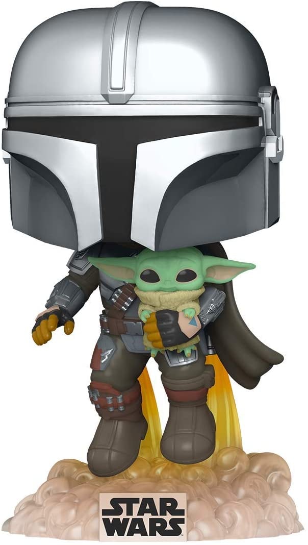 Venta Internacional- Funko Pop! Star Wars: The Mandalorian - Mandalorian Volando Con El Niño $666